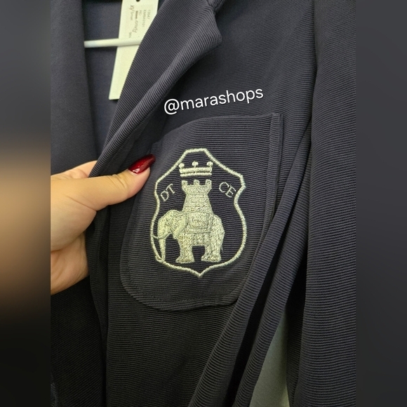 Valentina Shah Navy Blazer Fringe Dress - Picture 3 of 8